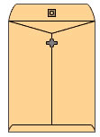 Metal clasp Envelope Example